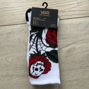 Skull Rose Vans Socks
